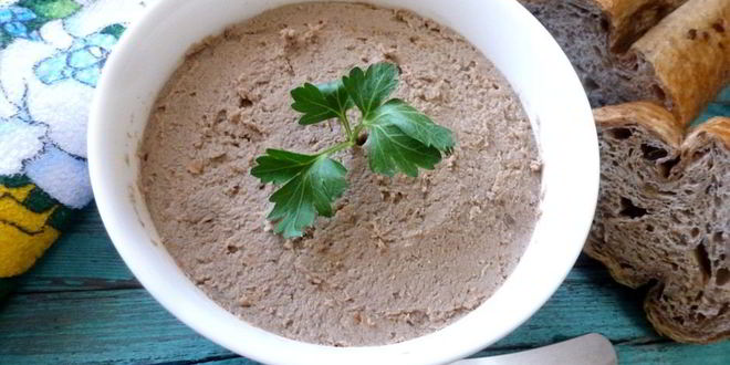 Рецепт печеночный паштет с фасолью