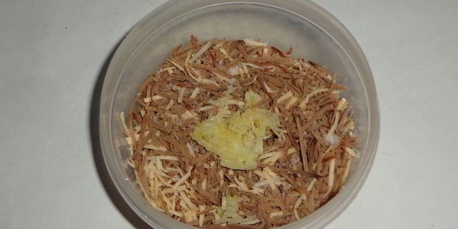 Рецепт печеночно-сырные шарики