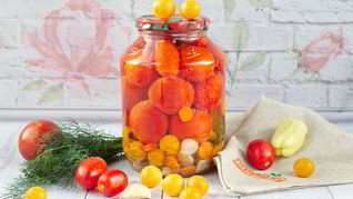 Рецепт Помидоры с алычой