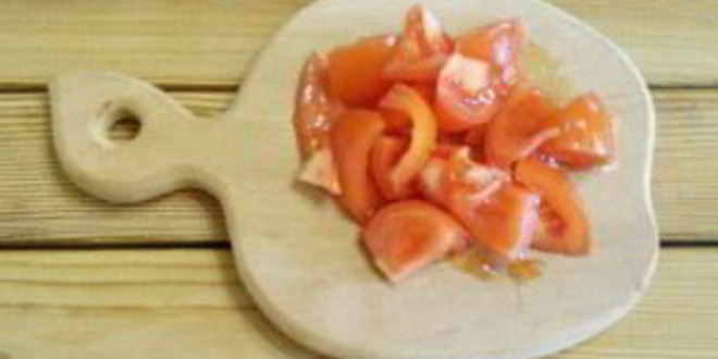 Рецепт помидоры с зеленью и чесноком