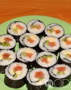 Роллы с семгой