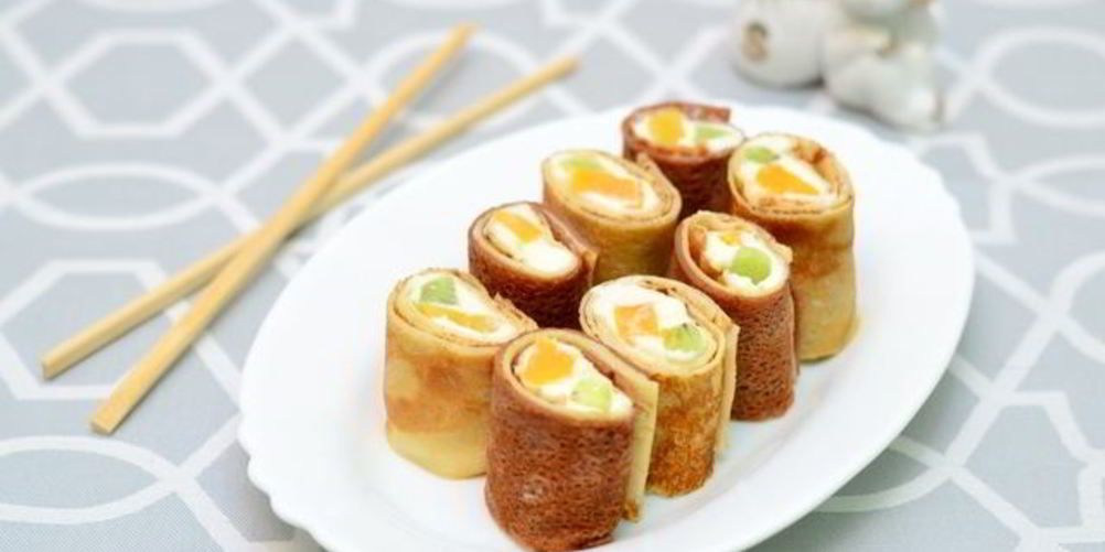 Как приготовить сладкие роллы