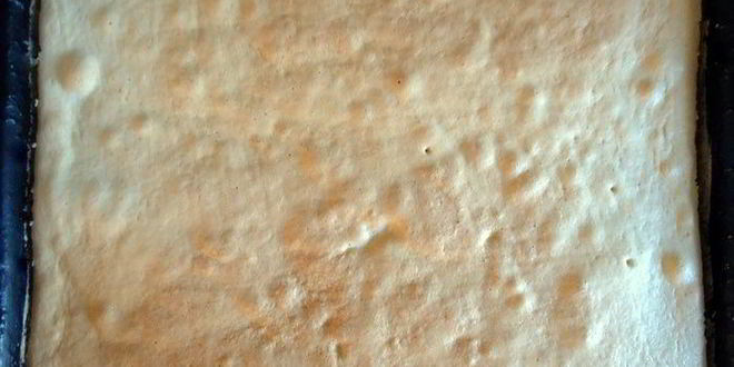 Рецепт бисквитный рулет с яблочным парфе