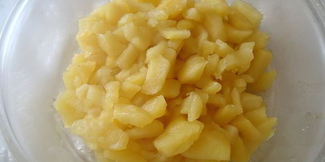 Рецепт бисквитный рулет с яблочным парфе