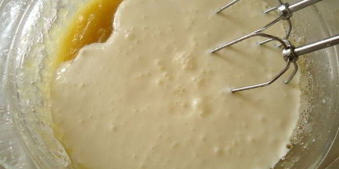 Рецепт бисквитный рулет с яблочным парфе