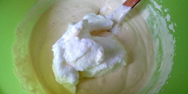 Рецепт бисквитный рулет с яблочным парфе