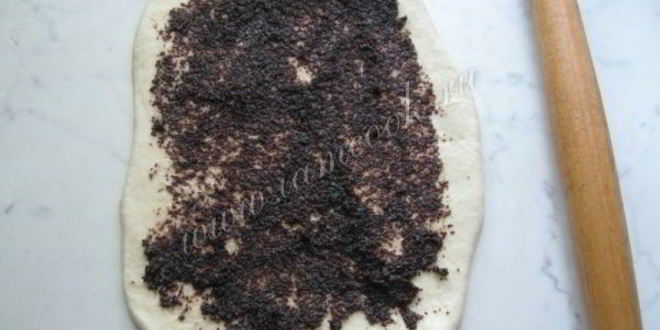 Рецепт фигурные рулеты с маком