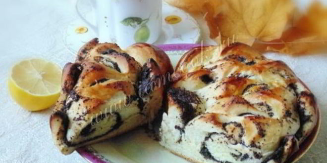 Рецепт фигурные рулеты с маком