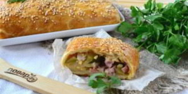 Рецепт голландский рулет с ветчиной