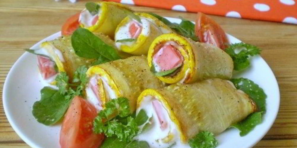 Как приготовить кабачковые рулетики