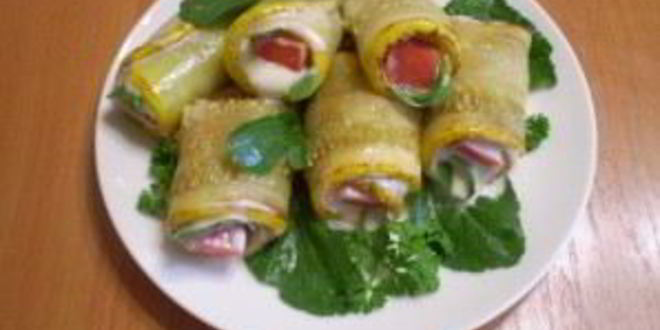 Рецепт кабачковые рулетики