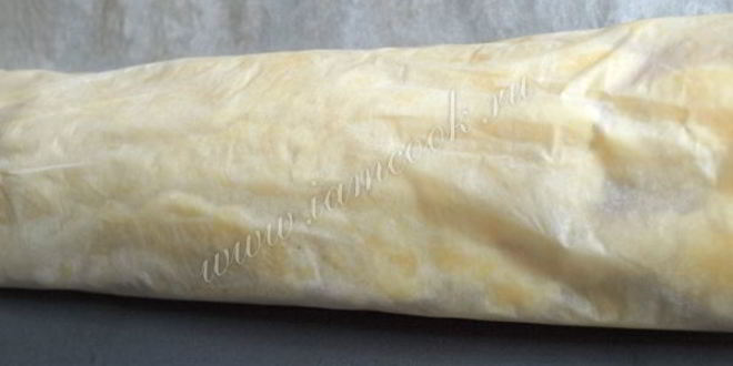 Рецепт картофельный рулет с грибами