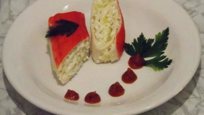 Рецепт Крабовые рулетики