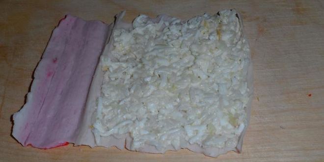 Рецепт крабовые рулетики