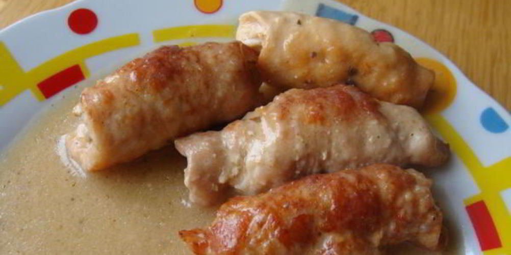 Как приготовить крученыкы по волынскому — рулетики из свинины