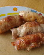 Крученыкы по Волынскому — рулетики из свинины