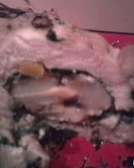 Куриный рулет с грушами