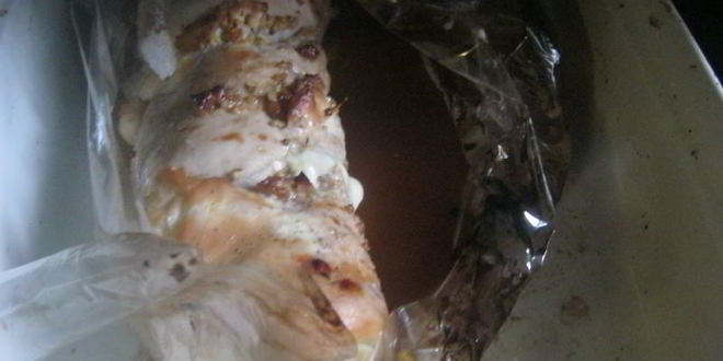 Рецепт куриный рулет с цуккини, морковью и сыром