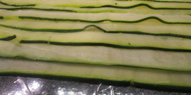 Рецепт куриный рулет в цукини