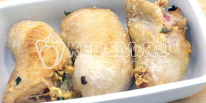 Рецепт куриные рулетики с черемшой и сыром