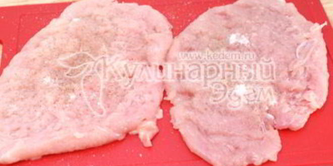 Рецепт куриные рулетики с грибами и сыром