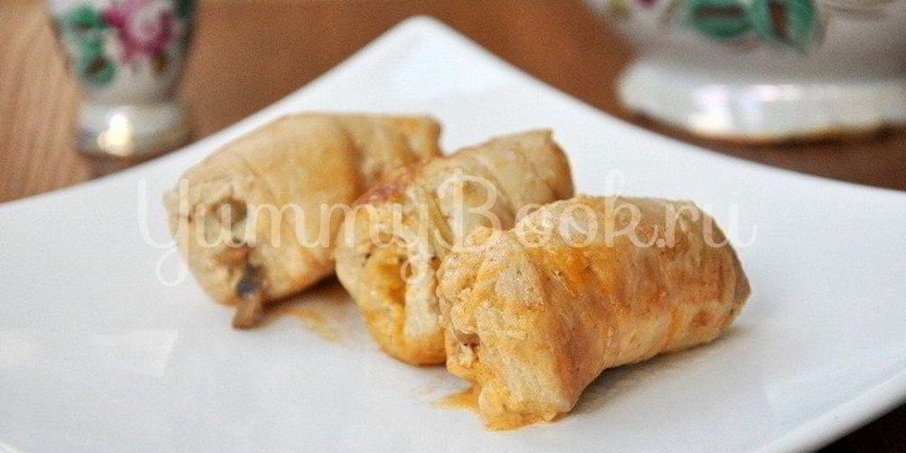 Рецепт куриные рулетики с начинкой
