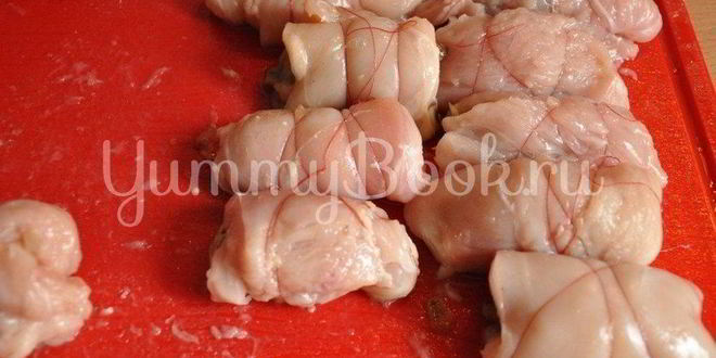 Рецепт куриные рулетики с грибами