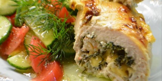 Рецепт куриные рулетики с креветками и сыром