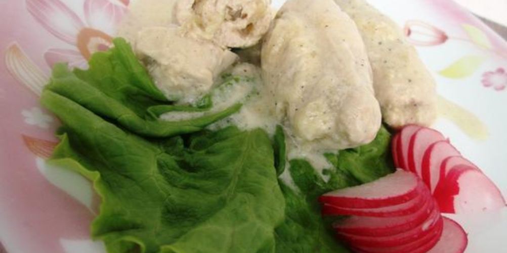 Как приготовить куриные рулетики в кефире