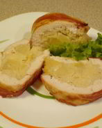 Мясной рулет с грушей