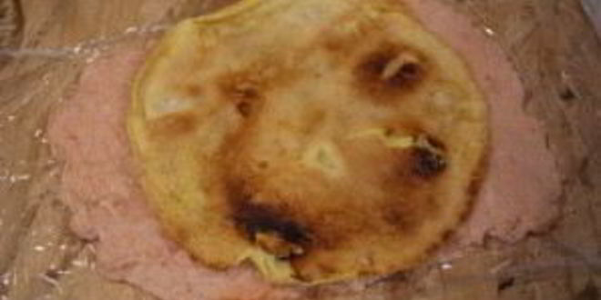 Рецепт мясной рулет с омлетом