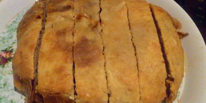 Рецепт мясной рулет в тесте два из одного