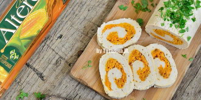 Рецепт паровой куриный рулет