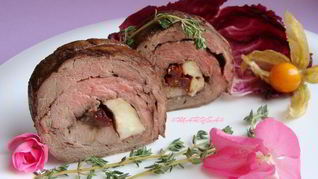 Рецепт Пикантный рулет из вырезки