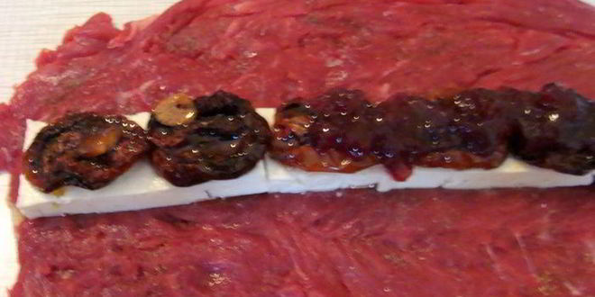 Рецепт пикантный рулет из вырезки