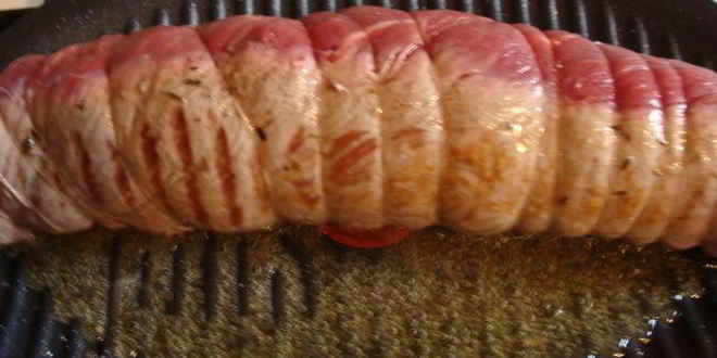 Рецепт пикантный рулет из вырезки