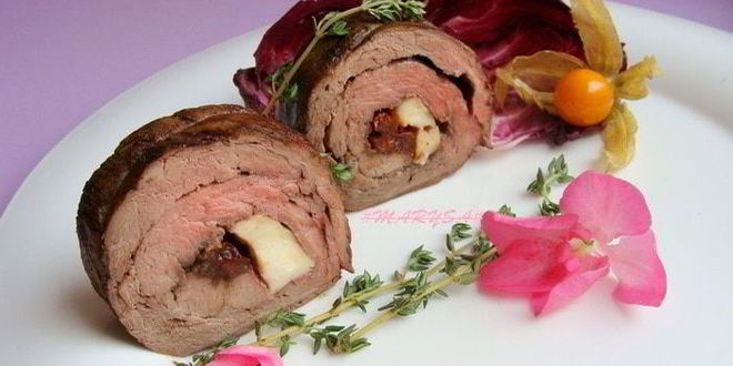 Рецепт пикантный рулет из вырезки