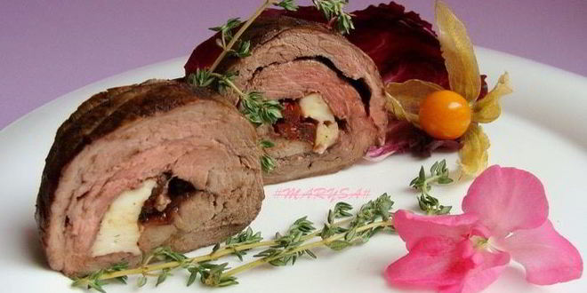 Рецепт пикантный рулет из вырезки