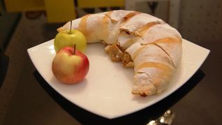 Рецепт Постный яблочный рулет