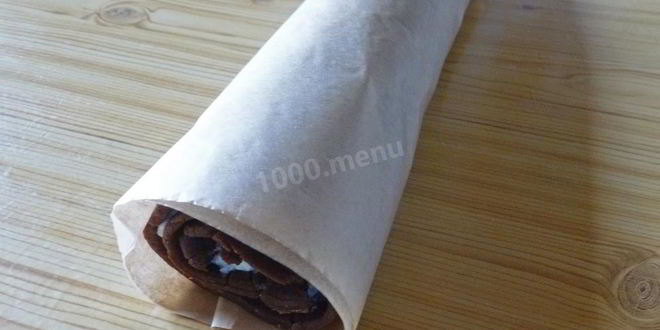 Рецепт рулет баунти без выпечки