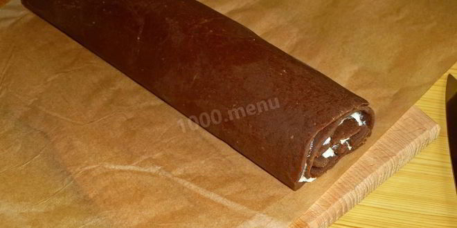 Рецепт рулет баунти без выпечки