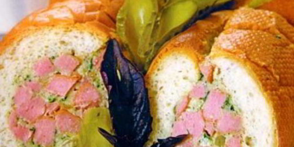 Как приготовить рулет из багета