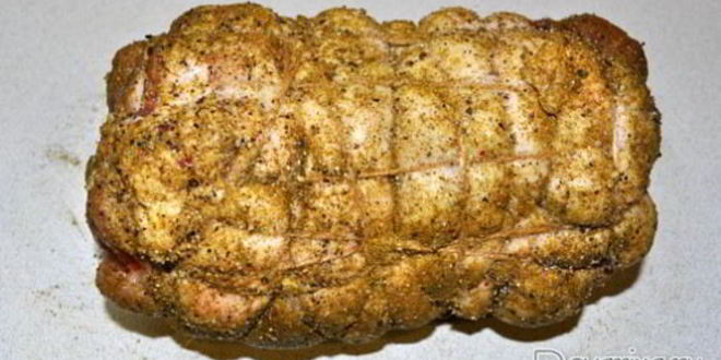 Рецепт рулет из брюшины со сладким перцем