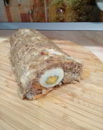 Рулет из фарша с овощами