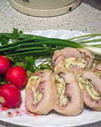 Рулет из филе индейки в духовке