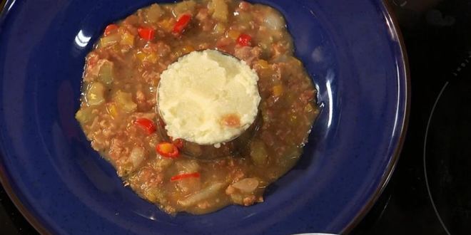 Рецепт рулет из говядины с белым пюре