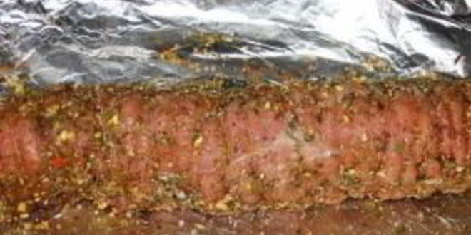 Рецепт рулет из говядины в фольге