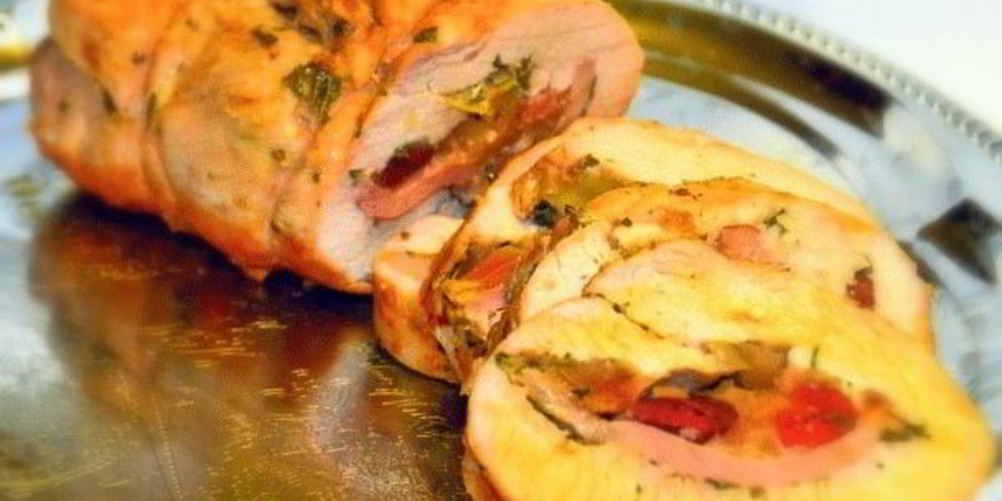 Рецепт рулетики из индейки