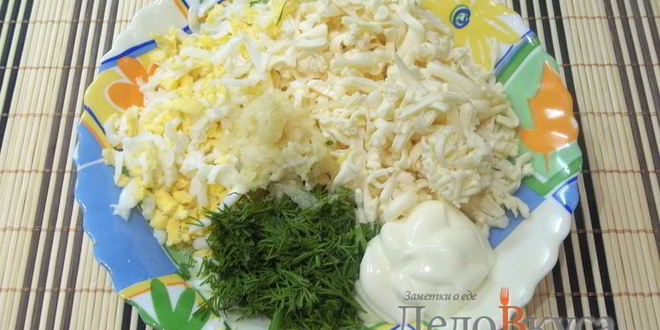 Рецепт рулет из крабовых палочек