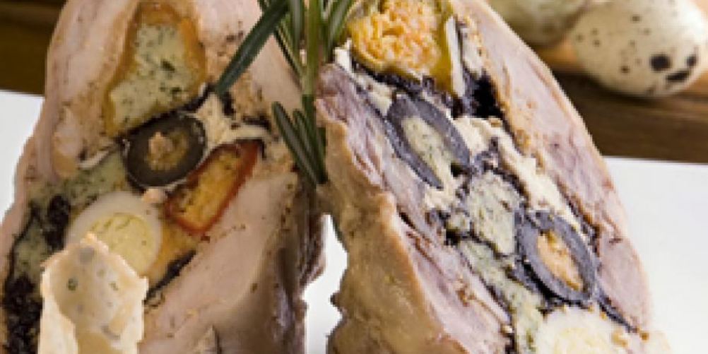 Рецепт рулет из говядины с белым пюре